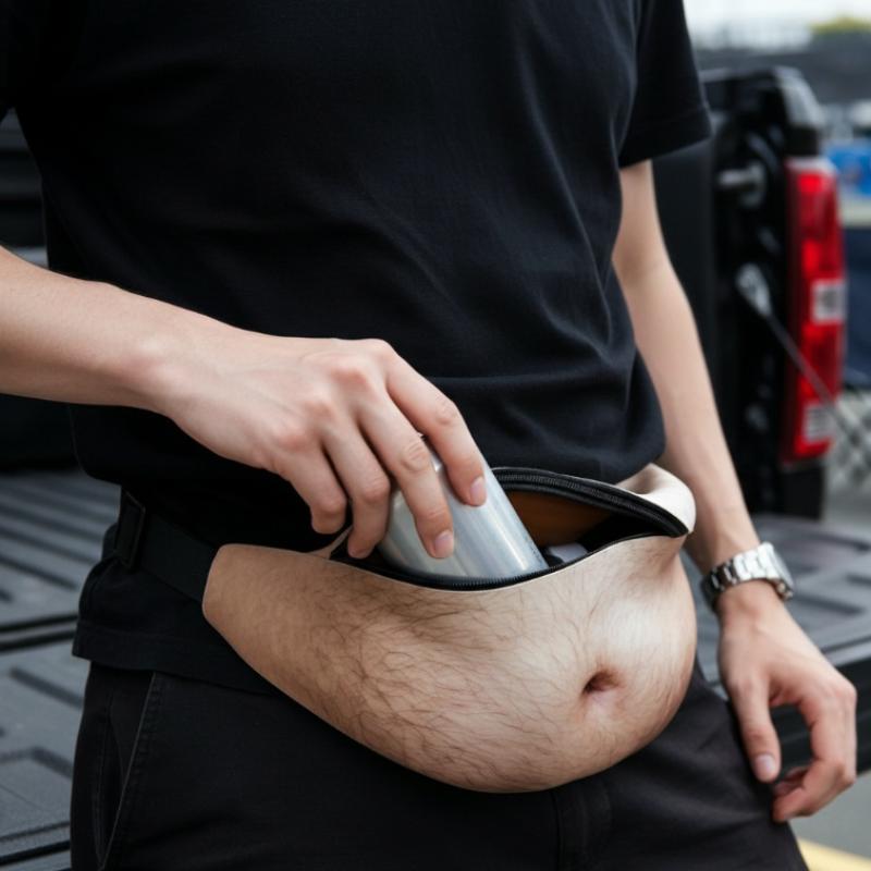 3D Printing Nylon - Fake Beer Belly Fanny Pack Funny