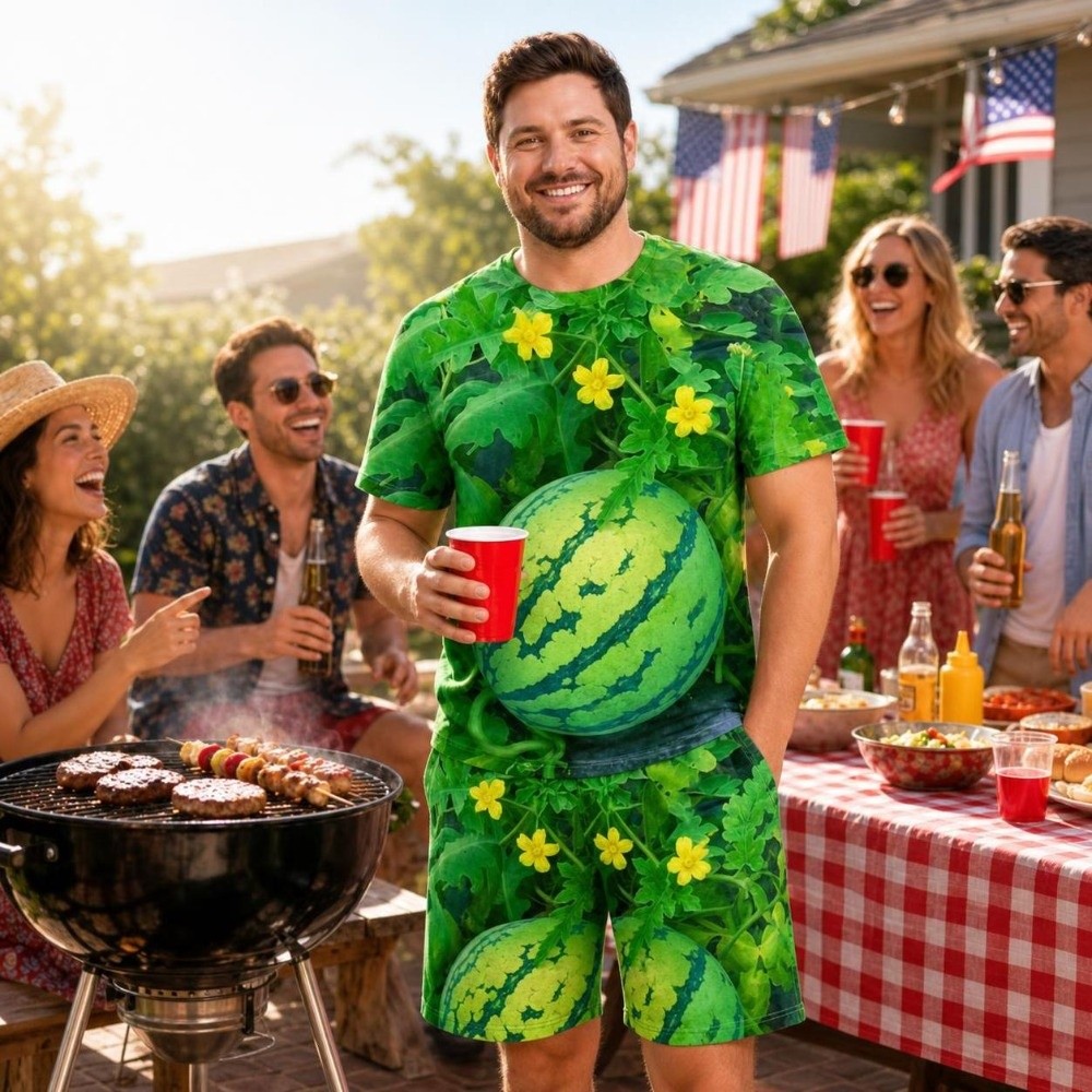 3D Print Fruit Graphic Tee Sho - 3D Printing Custom review and price