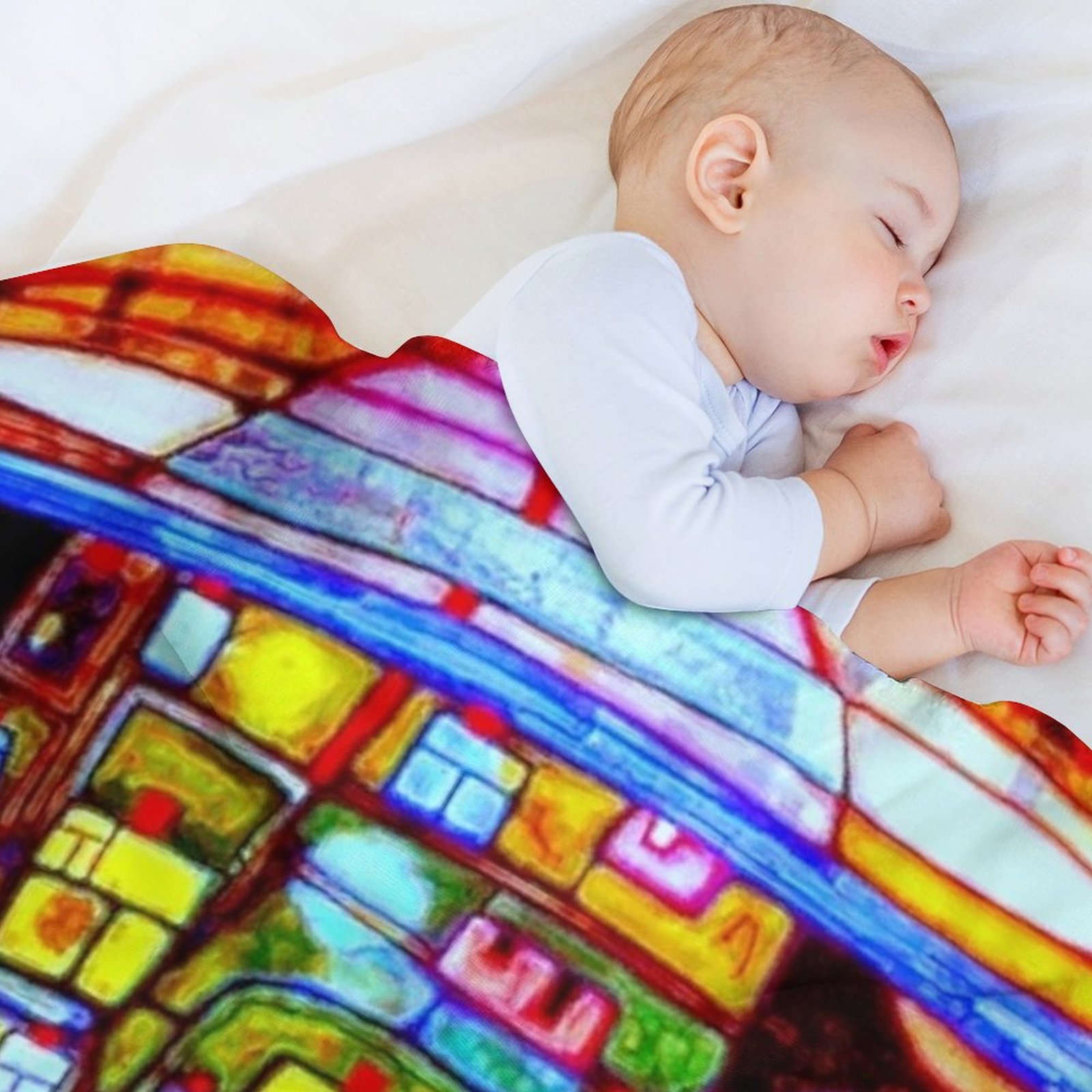 Qatar 813 neon Throw Blanket D - 3D Printing Qatar review and price