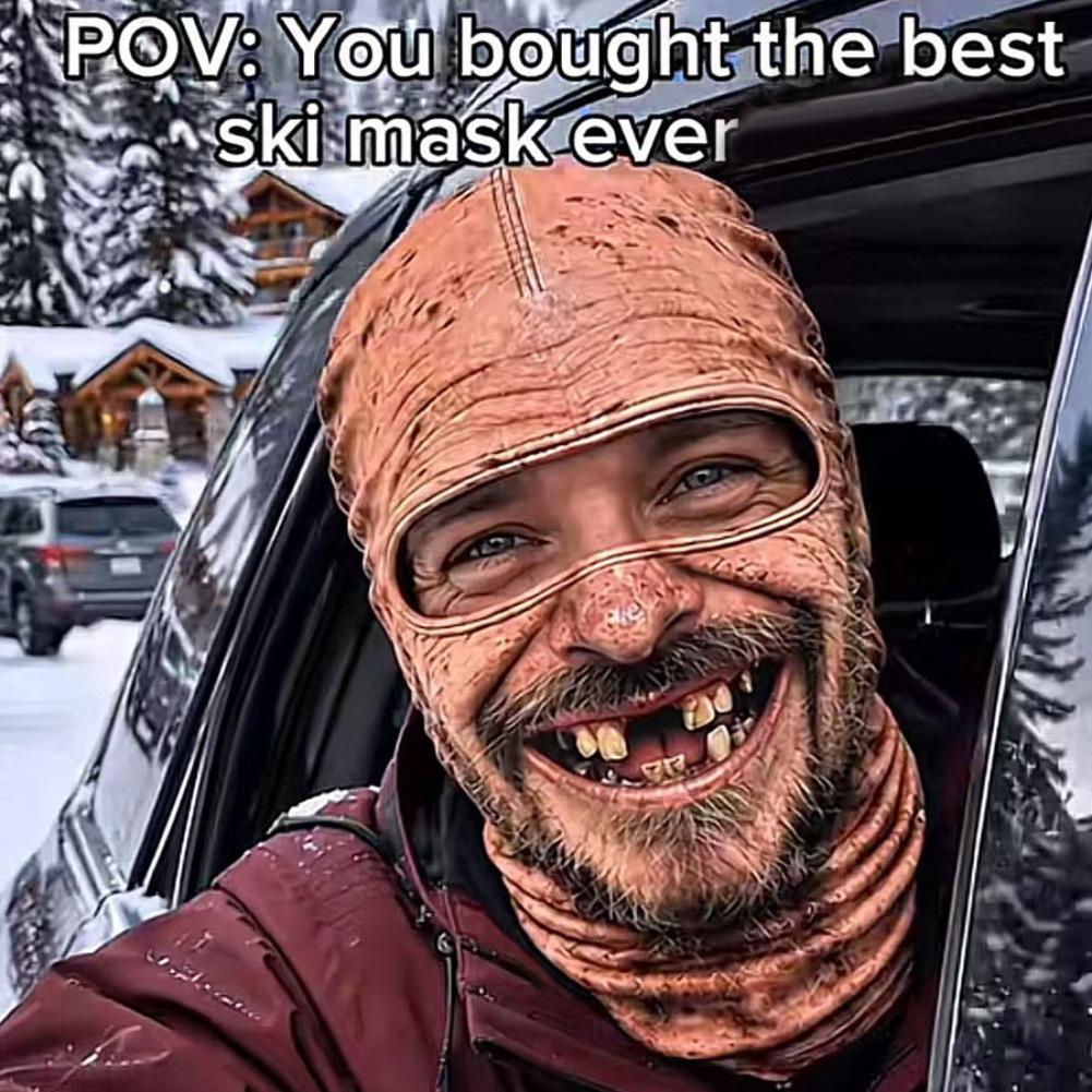 Old Man Ski Mask Funny Realist - 3D Printing Mask review and price