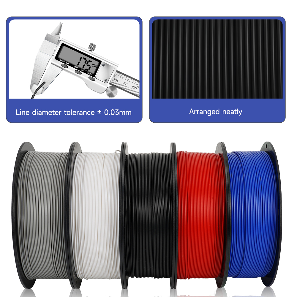 5KG Mix Colors PLA filament 1k - 3D Printing Nylon review and price