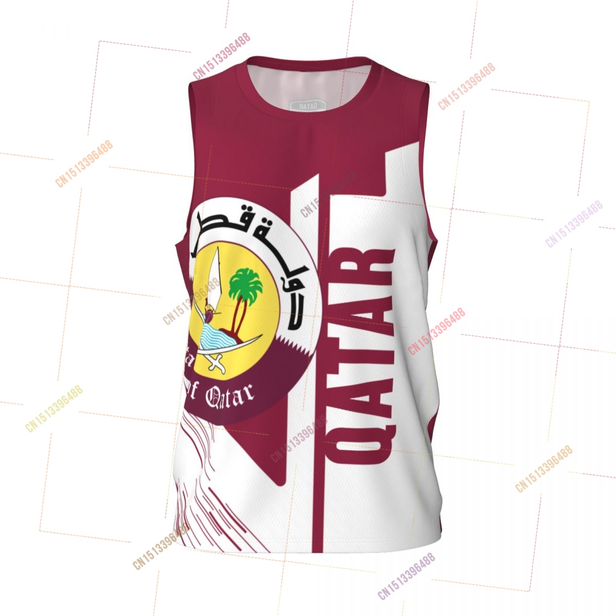 2027 Qatar 3D Flag Sports T-sh - 3D Printing Qatar review and price