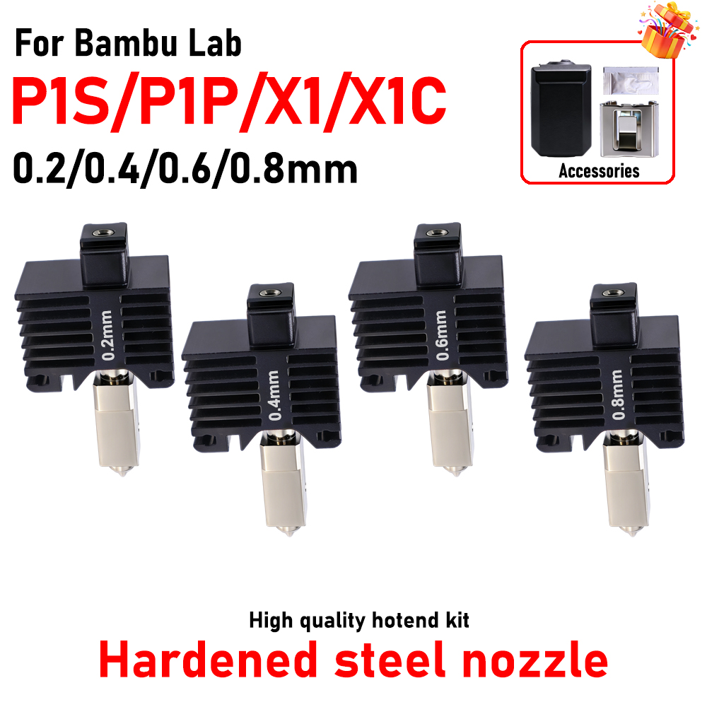 Hotend For Bambu Lab P1P X1C P - 3D Printing Bambu Lab review and price